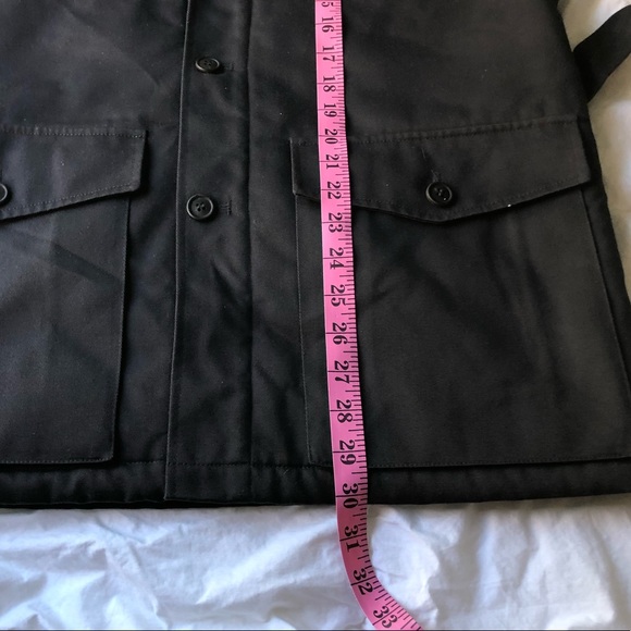 A.P.C. Field Military Sherpa Lined Belted Grey Jacket - Picture 10 of 10